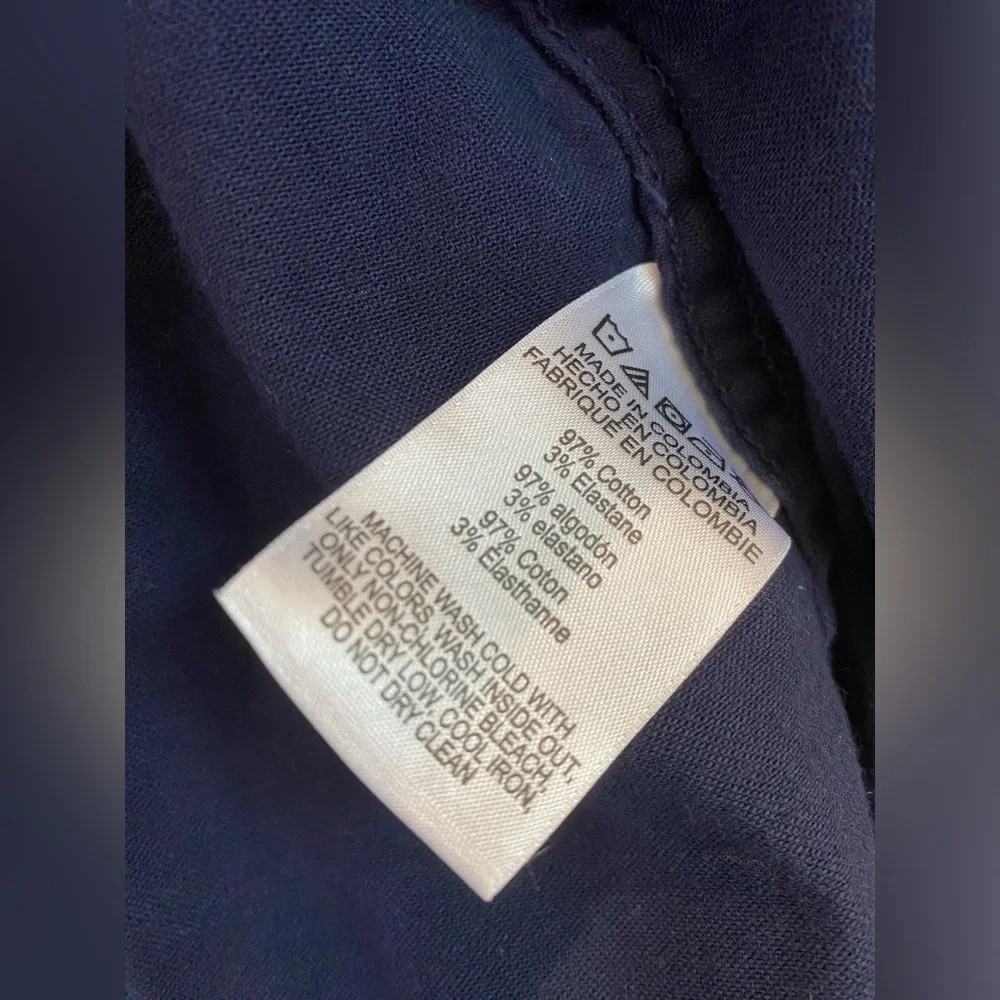 Michael Kors Denim Navy Blue Jacket With Gold Buttons - Picture 9 of 9